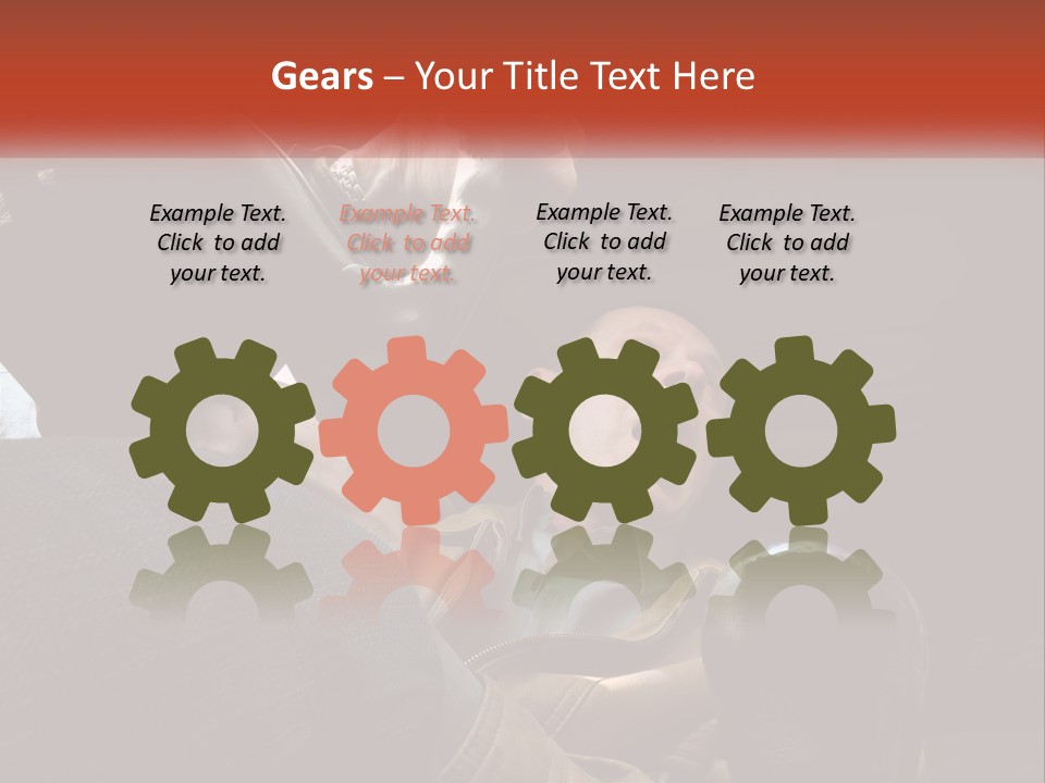 A Man Driving A Car With His Mouth Open PowerPoint Template