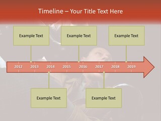 A Man Driving A Car With His Mouth Open PowerPoint Template