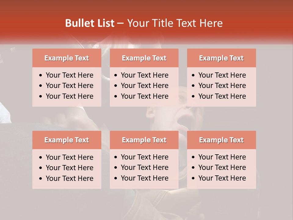 A Man Driving A Car With His Mouth Open PowerPoint Template