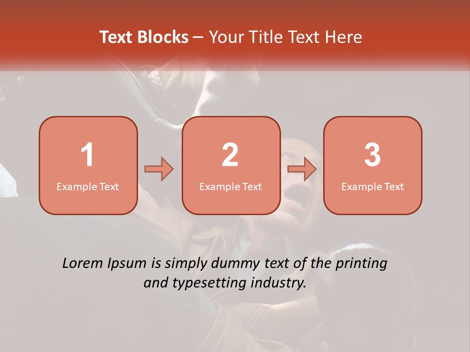 A Man Driving A Car With His Mouth Open PowerPoint Template