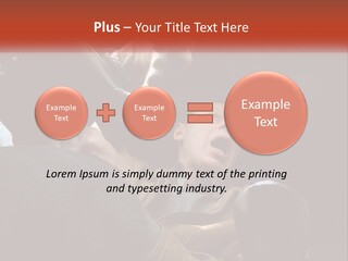 A Man Driving A Car With His Mouth Open PowerPoint Template