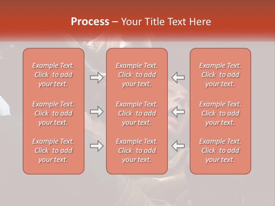 A Man Driving A Car With His Mouth Open PowerPoint Template