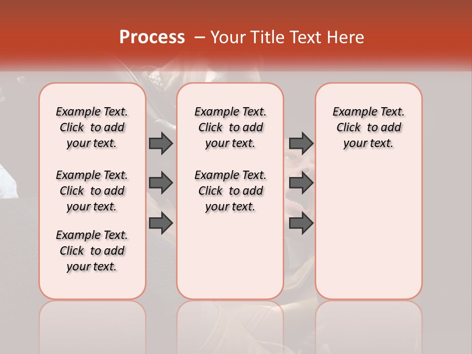 A Man Driving A Car With His Mouth Open PowerPoint Template