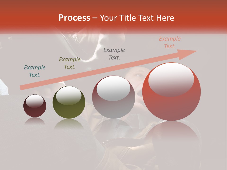 A Man Driving A Car With His Mouth Open PowerPoint Template