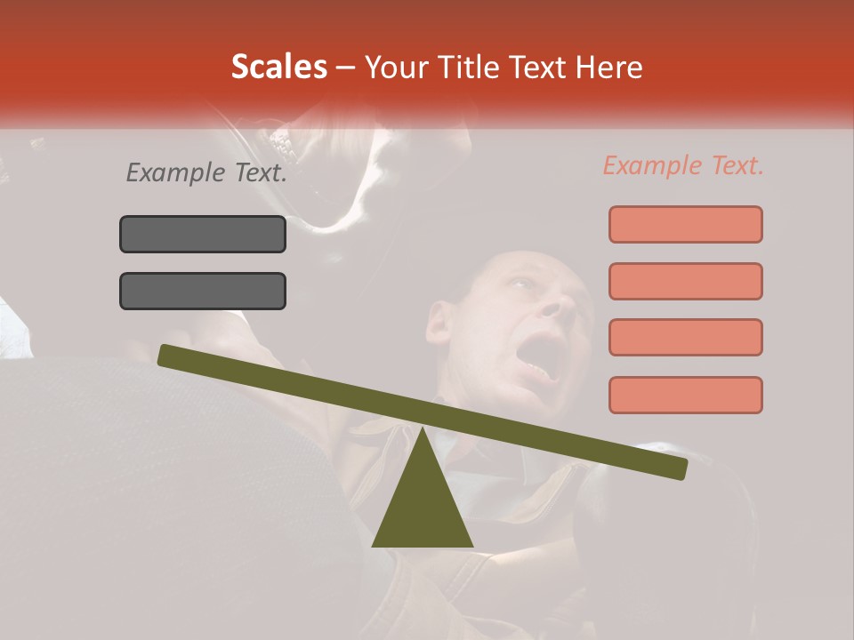 A Man Driving A Car With His Mouth Open PowerPoint Template