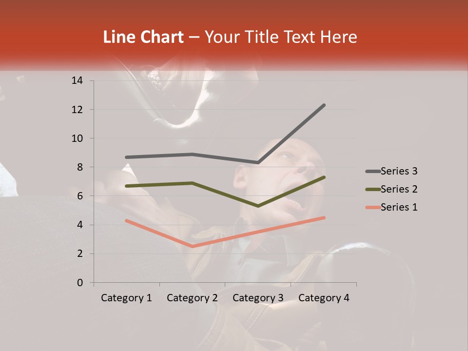 A Man Driving A Car With His Mouth Open PowerPoint Template