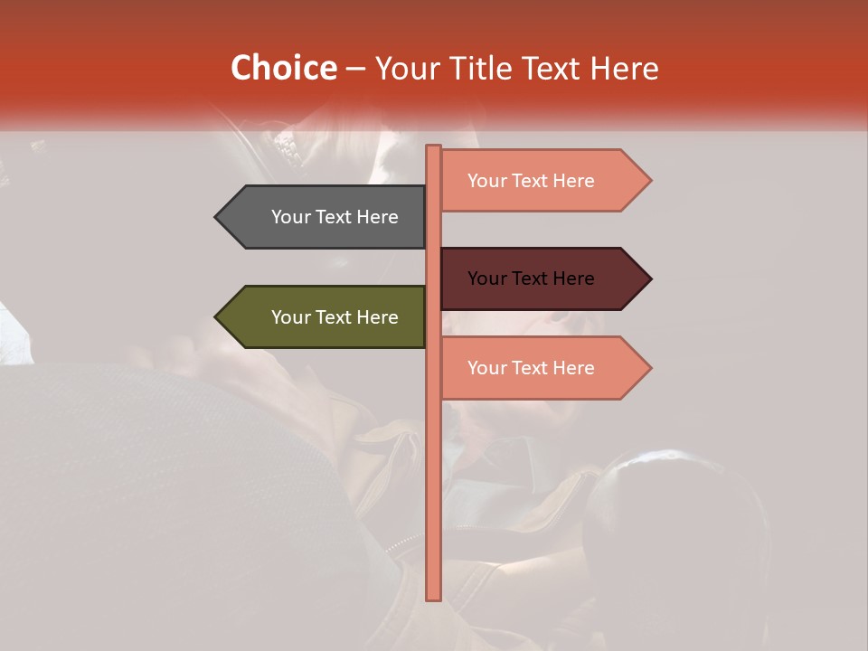 A Man Driving A Car With His Mouth Open PowerPoint Template