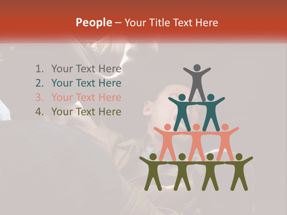 A Man Driving A Car With His Mouth Open PowerPoint Template