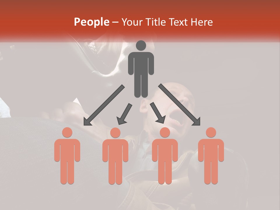 A Man Driving A Car With His Mouth Open PowerPoint Template