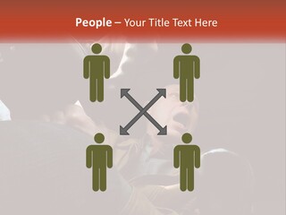 A Man Driving A Car With His Mouth Open PowerPoint Template