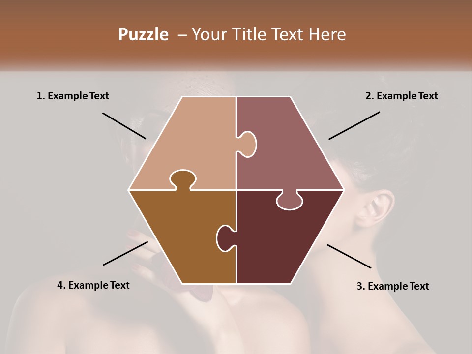 A Couple Of Women With Makeup On Their Faces PowerPoint Template