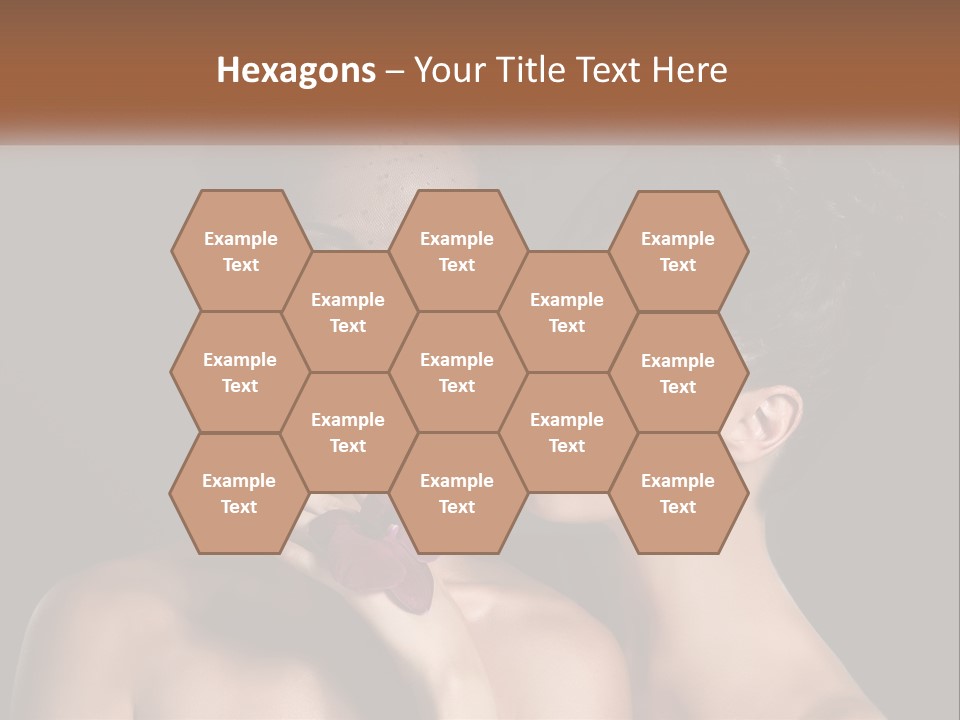 A Couple Of Women With Makeup On Their Faces PowerPoint Template