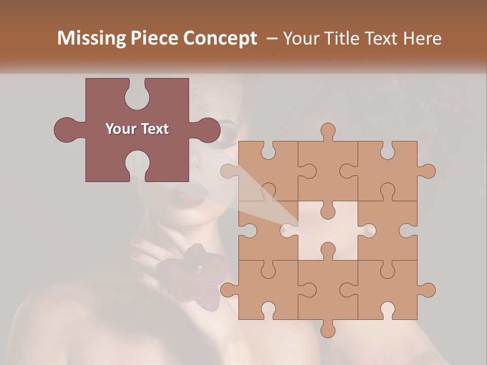 A Couple Of Women With Makeup On Their Faces PowerPoint Template