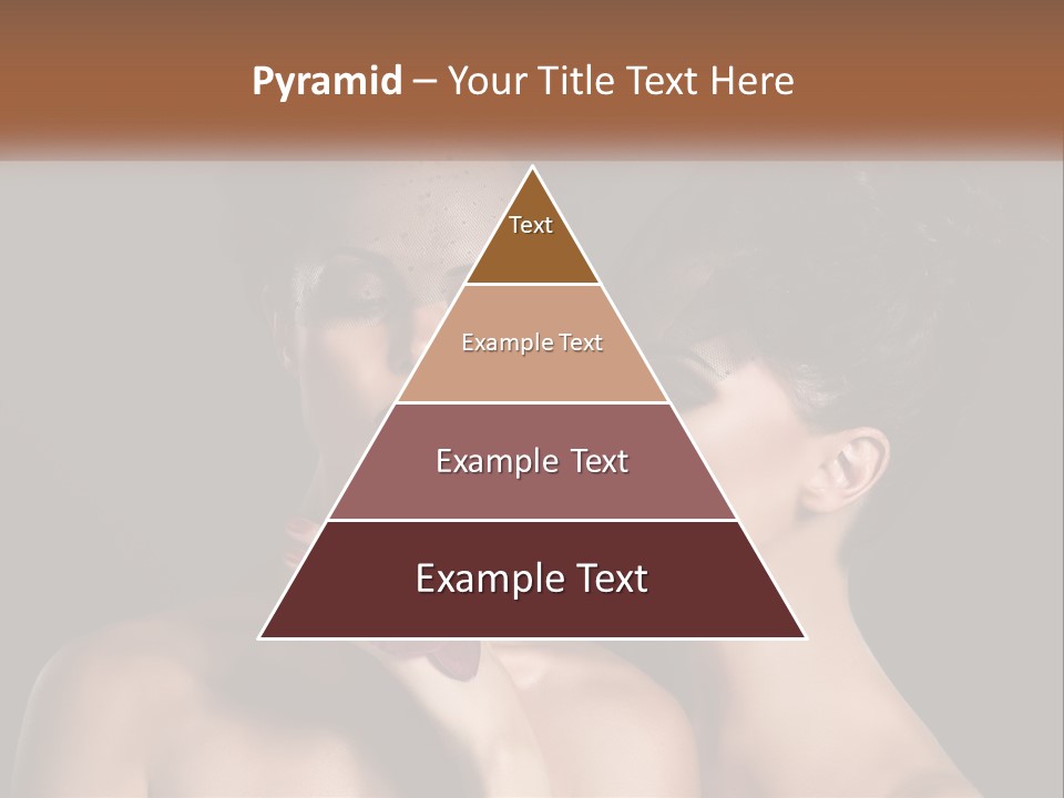 A Couple Of Women With Makeup On Their Faces PowerPoint Template