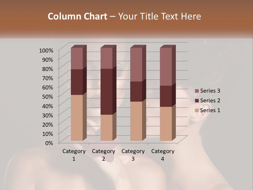 A Couple Of Women With Makeup On Their Faces PowerPoint Template