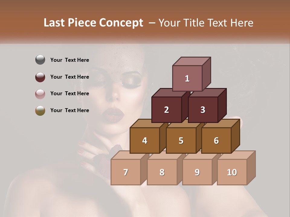 A Couple Of Women With Makeup On Their Faces PowerPoint Template