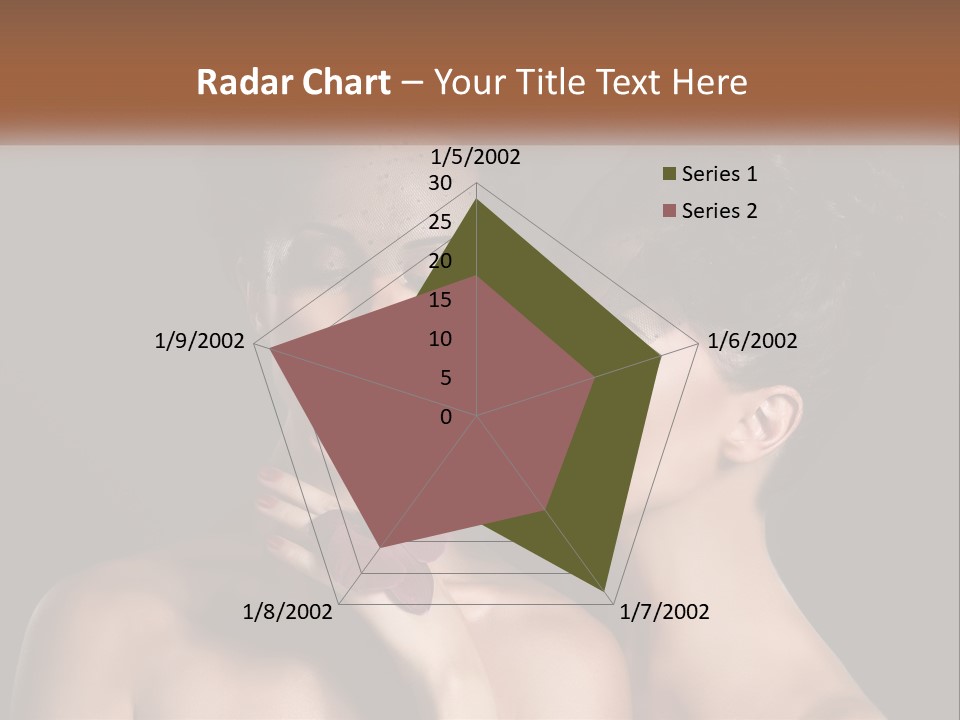 A Couple Of Women With Makeup On Their Faces PowerPoint Template