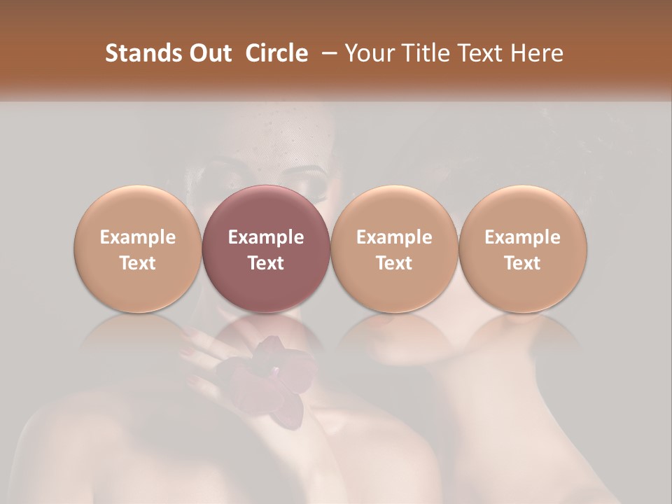 A Couple Of Women With Makeup On Their Faces PowerPoint Template