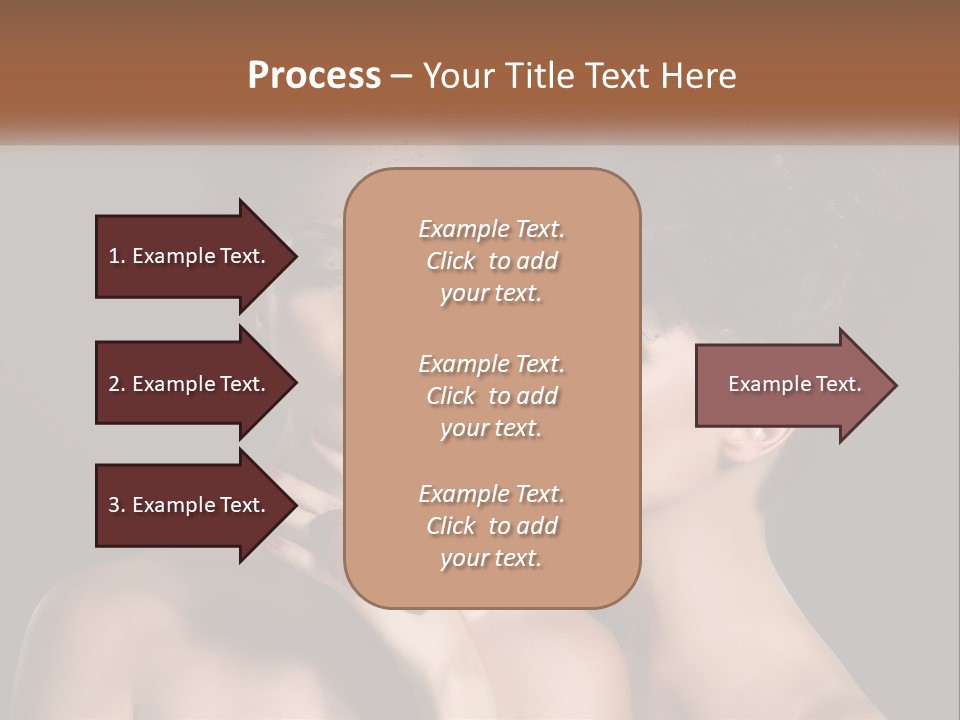 A Couple Of Women With Makeup On Their Faces PowerPoint Template