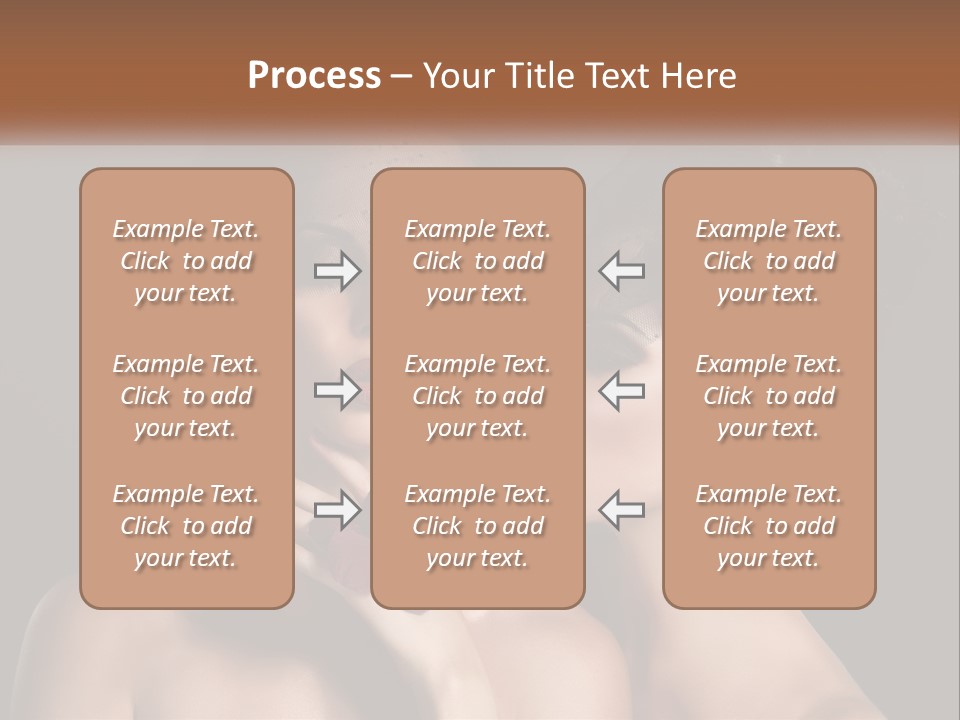A Couple Of Women With Makeup On Their Faces PowerPoint Template