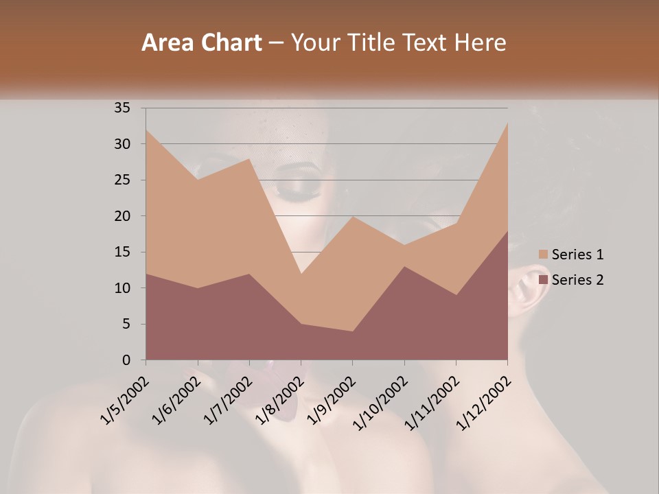 A Couple Of Women With Makeup On Their Faces PowerPoint Template