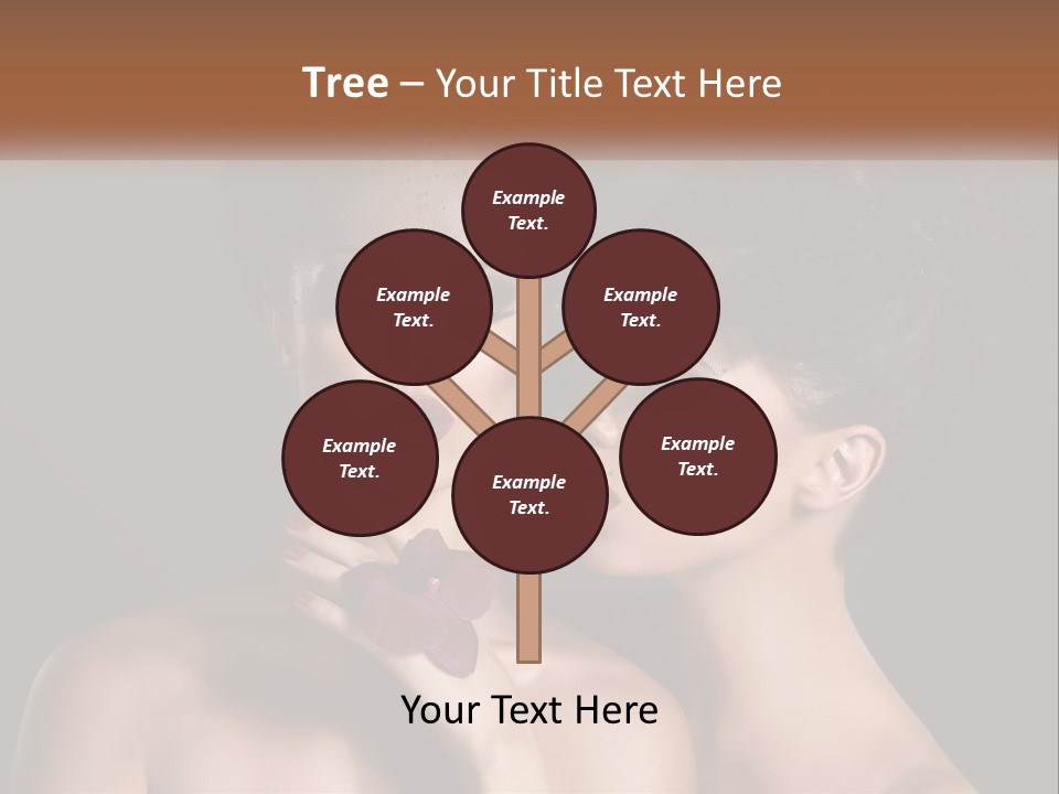 A Couple Of Women With Makeup On Their Faces PowerPoint Template