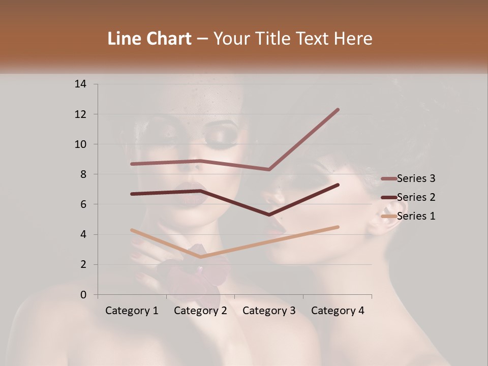 A Couple Of Women With Makeup On Their Faces PowerPoint Template