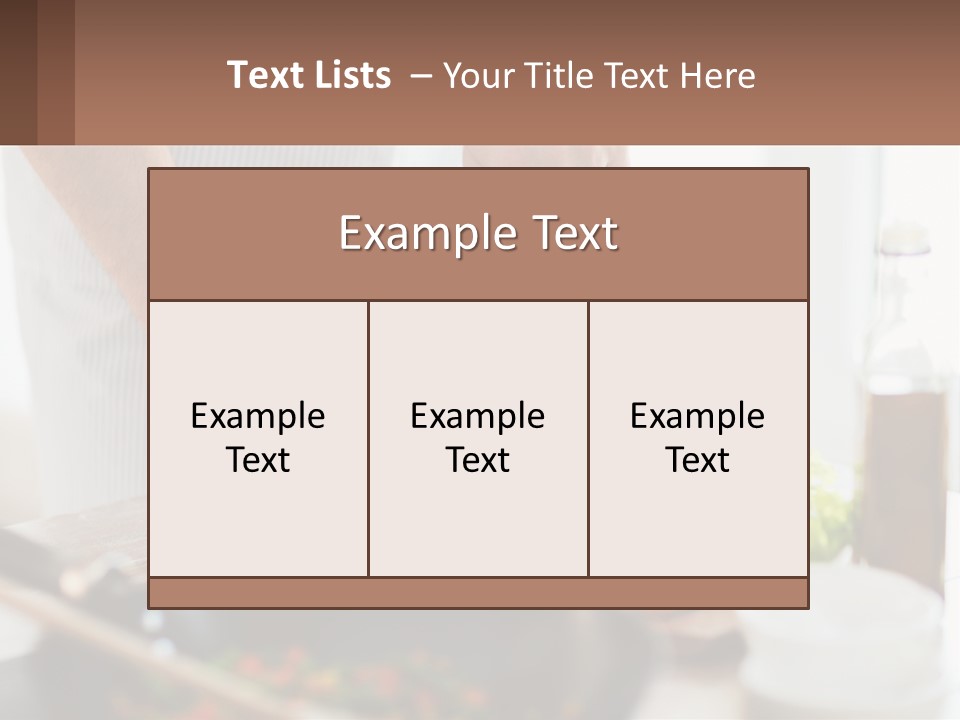 A Person Cutting Vegetables With A Knife On A Cutting Board PowerPoint Template