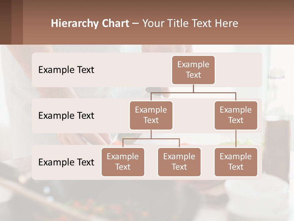 A Person Cutting Vegetables With A Knife On A Cutting Board PowerPoint Template