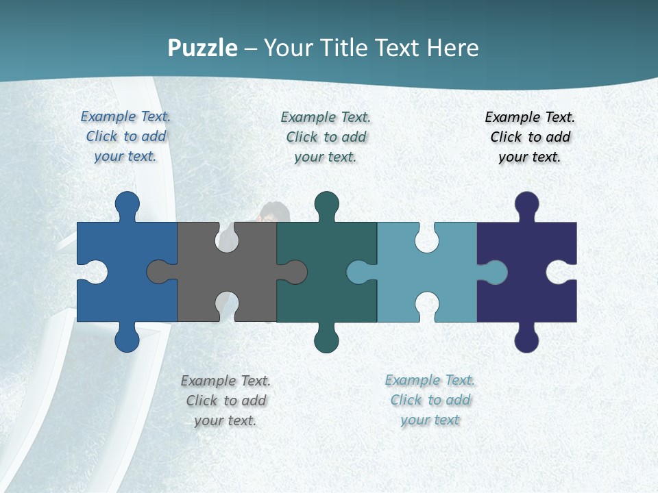 A Man Sitting In The Middle Of A Maze Powerpoint Presentation PowerPoint Template