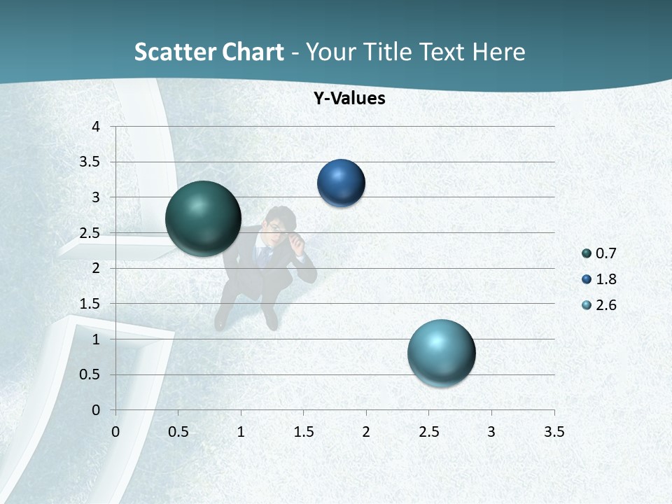 A Man Sitting In The Middle Of A Maze Powerpoint Presentation PowerPoint Template