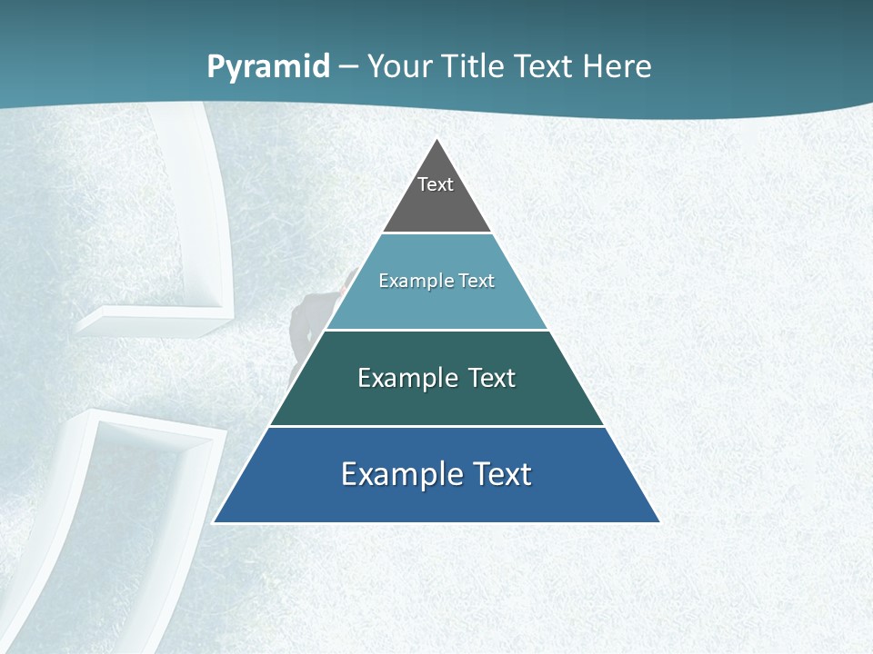 A Man Sitting In The Middle Of A Maze Powerpoint Presentation PowerPoint Template
