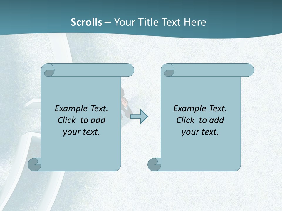 A Man Sitting In The Middle Of A Maze Powerpoint Presentation PowerPoint Template