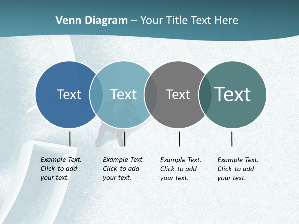 A Man Sitting In The Middle Of A Maze Powerpoint Presentation PowerPoint Template