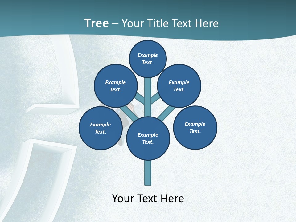 A Man Sitting In The Middle Of A Maze Powerpoint Presentation PowerPoint Template