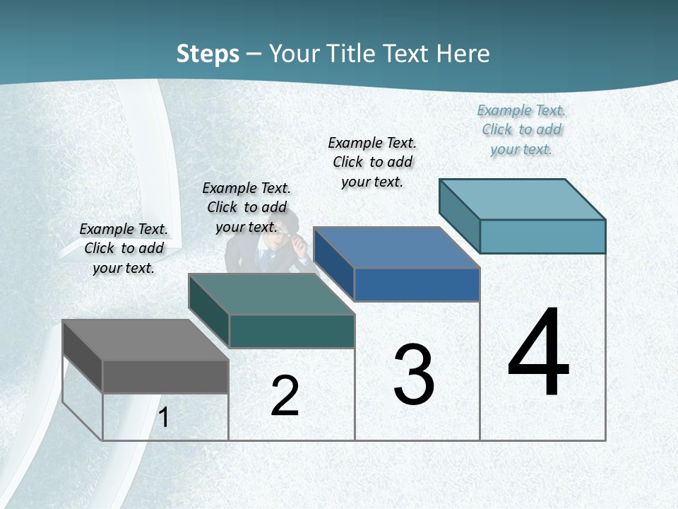 A Man Sitting In The Middle Of A Maze Powerpoint Presentation PowerPoint Template