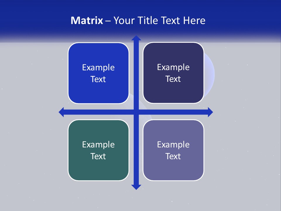 Two Planets In The Sky With Stars In The Background PowerPoint Template