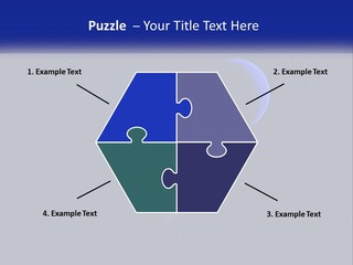 Two Planets In The Sky With Stars In The Background PowerPoint Template