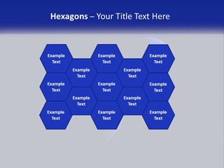 Two Planets In The Sky With Stars In The Background PowerPoint Template