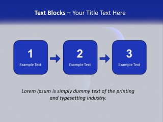 Two Planets In The Sky With Stars In The Background PowerPoint Template