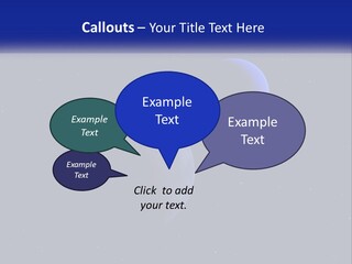 Two Planets In The Sky With Stars In The Background PowerPoint Template