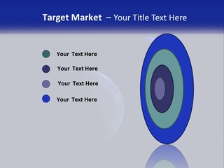 Two Planets In The Sky With Stars In The Background PowerPoint Template