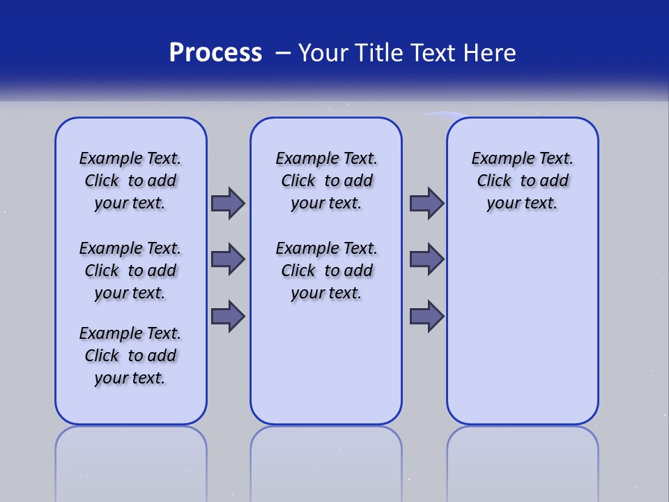 Two Planets In The Sky With Stars In The Background PowerPoint Template