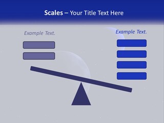 Two Planets In The Sky With Stars In The Background PowerPoint Template