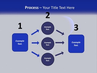 Two Planets In The Sky With Stars In The Background PowerPoint Template