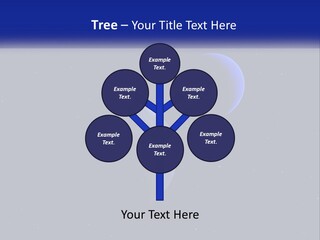 Two Planets In The Sky With Stars In The Background PowerPoint Template