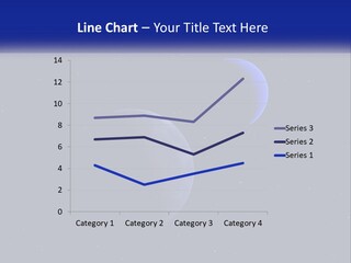 Two Planets In The Sky With Stars In The Background PowerPoint Template