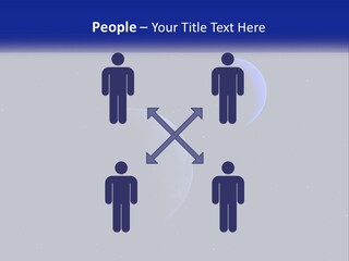 Two Planets In The Sky With Stars In The Background PowerPoint Template