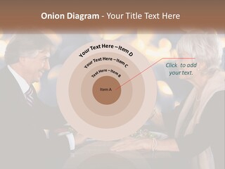 A Man And Woman Toasting With Wine Glasses PowerPoint Template