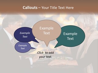 A Man And Woman Toasting With Wine Glasses PowerPoint Template